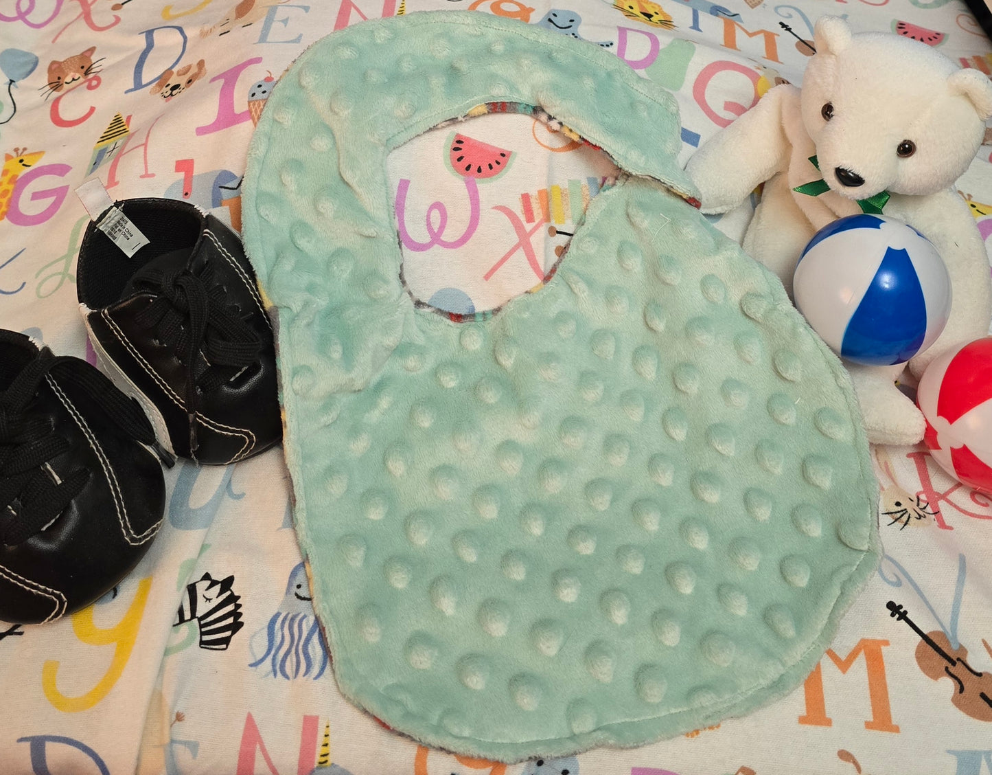 AB/CD Baby Bibs Small