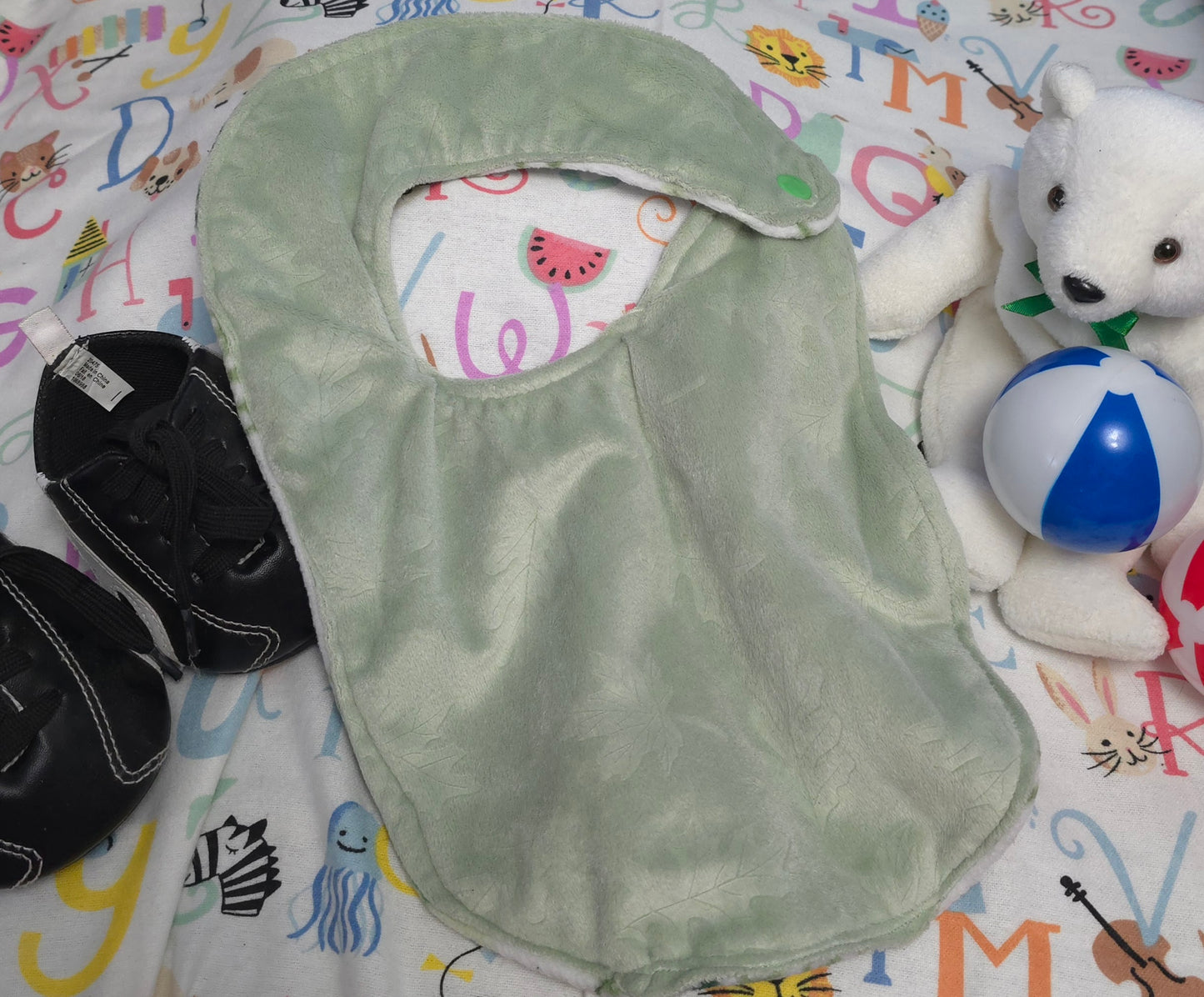 Frog Baby Bib Med