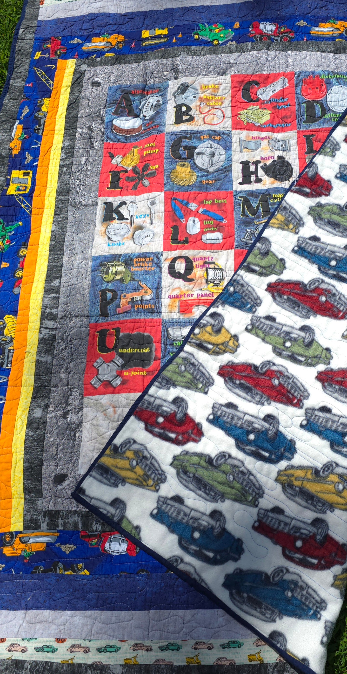 ABC Cars Quilt
