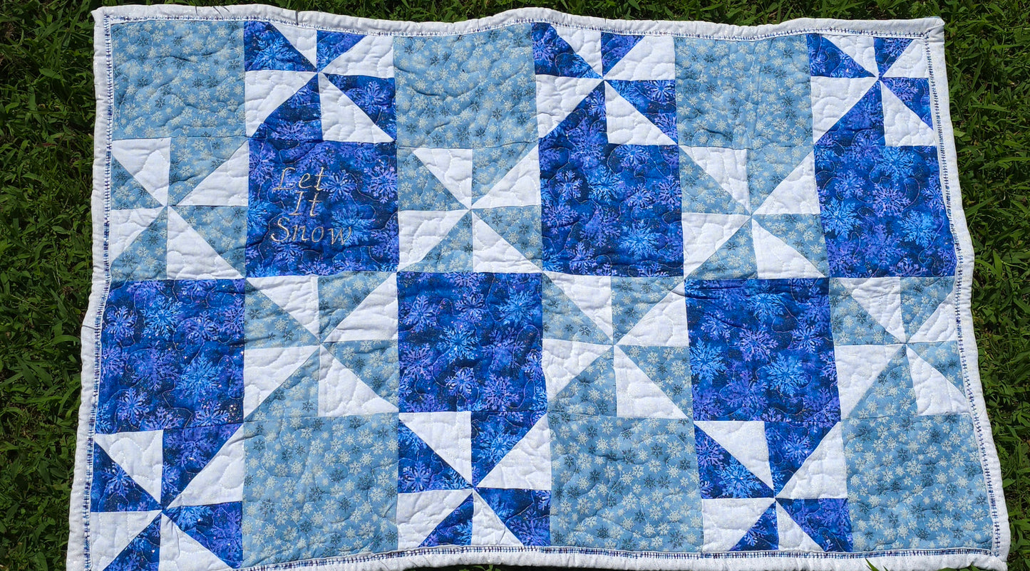 Let It Snow Baby Quilt