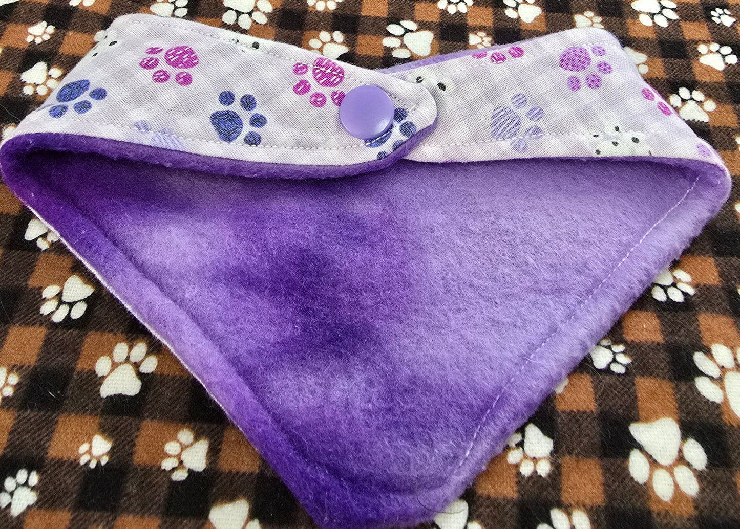 Embroider Purple Paw Print